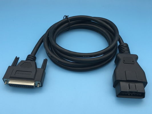 Maschio di Pin J1962 di OBD2 OBDII 16 a DB25 Pin Female Connector Cable