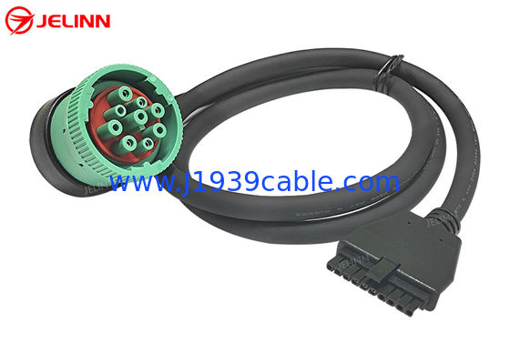 PT30 Cavo per apparecchiature ELD 9 pin J1939 Cavo per apparecchiature elettroniche di disboscamento