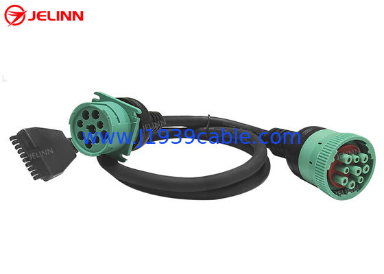 PT30 ELD 9 Pin J1939 Splitter Y Cable per PT 30 Electronic Logging Device Heavy Duty Trucks in Nord America