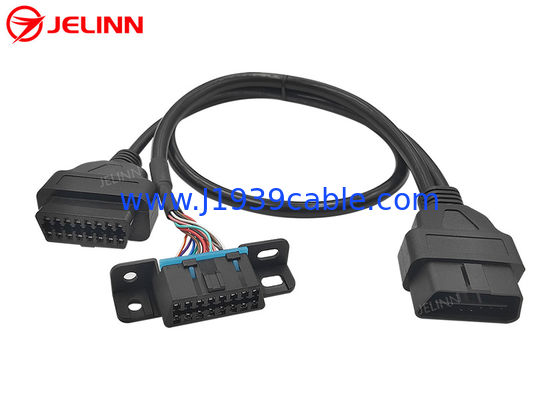 Maschio di OBD2 OBDII alla femmina del GM OBD2 e OBD2 al cavo femminile del separatore Y
