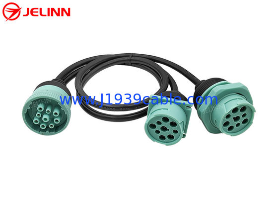 Deutsch 9 pin J1939 connettore maschio femmina cavo Y diviso
