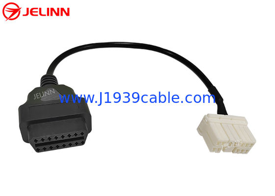 12 pin a OBD 2 OBDII Diagnostic Cable 12 pin a 16 pin OBD2 Wire Harness per Tesla Model S Anno 2015 o più vecchio