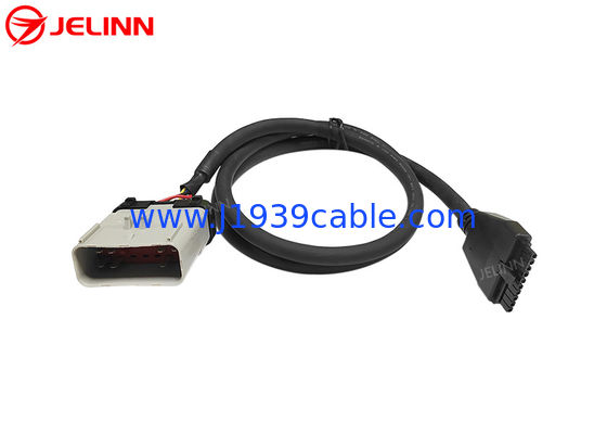PT30 Cavo per apparecchiature ELD 14Pin RP1226 Cavo per apparecchiature elettroniche di disboscamento per autocarri pesanti in Nord America